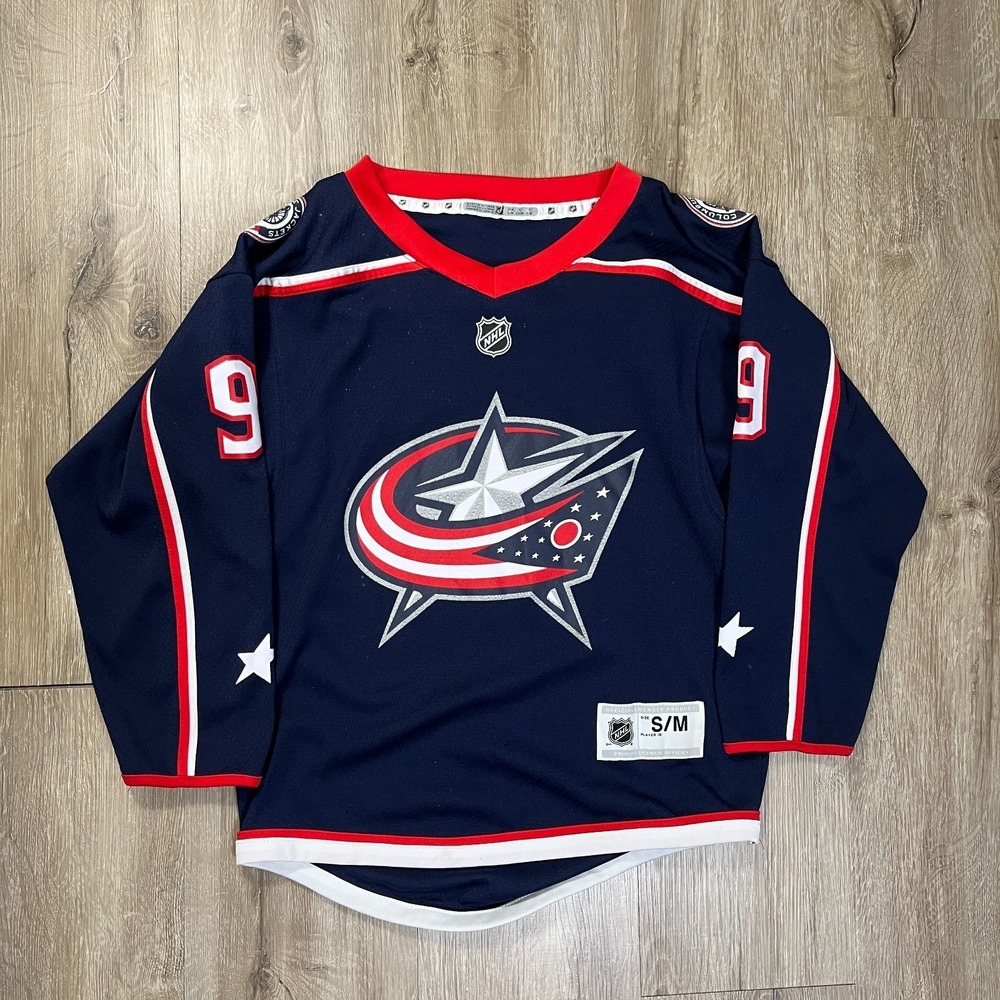 Columbus Blue Jacket Panarin Long Sleeve Shirt Youth Boys S/M Fanatics